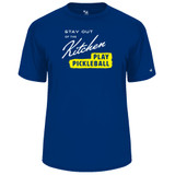 Men's Stay Out of the Kitchen Core Performance T-Shirt in Royal