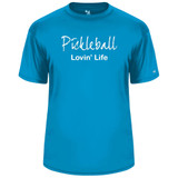 Men's Lovin' Life Core Performance T-Shirt in Electric Blue