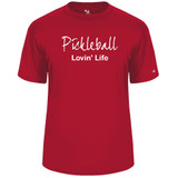Men's Lovin' Life Core Performance T-Shirt in Red