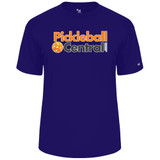 Men's Pickleball Central Core Performance T-Shirt in Purple