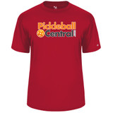 Men's Pickleball Central Core Performance T-Shirt in Red