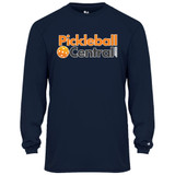 Men's Pickleball Central Core Performance Long-Sleeve Shirt in Navy