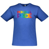 Men's Pickleball PRIDE Cotton T-Shirt in Vintage Royal