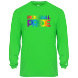 Men's Pickleball PRIDE Core Performance Long-Sleeve Shirt in Lime