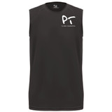Men's Pickleball Tournaments Pro Core Performance Sleeveless Shirt in Black