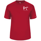 Men's Pickleball Tournaments Pro Core Performance T-Shirt in Red