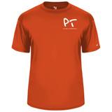 Men's Pickleball Tournaments Pro Core Performance T-Shirt in Burnt Orange