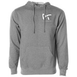 Unisex Pickleball Tournaments Pro Hooded Sweatshirt in GunMetal Heather