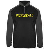 Men's Slices UV 1/4 Zip in Black