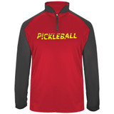 Men's Slices UV 1/4 Zip in Red