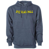 Unisex Slices Hooded Sweatshirt in Navy Heather