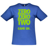 Men's Zero Zero Two Cotton T-Shirt in Vintage Royal