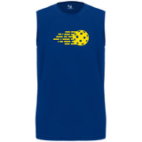 Men's Fast Ball Core Performance Sleeveless Shirt in Royal