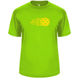 Men's Fast Ball Core Performance T-Shirt in Lime