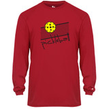 Men's Over The Net Core Performance Long-Sleeve Shirt Red
