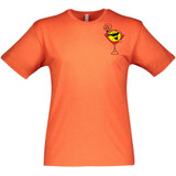 Men's Martini Cotton T-Shirt in Vintage Orange