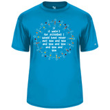 Men's Circle of Friends Core Performance T-Shirt in Electric Blue