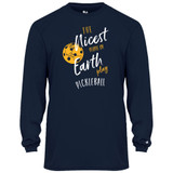 Men's Nicest People Core Performance Long-Sleeve Shirt in Navy