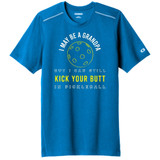 Men's I May Be a Grandpa Ogio Performance Shirt in Bolt Blue