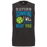 Men's Rating Schmating Core Performance Sleeveless Shirt in Black