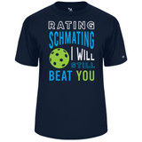 Men's Rating Schmating Core Performance T-Shirt in Navy