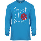 Men's You Got Served Core Performance Long-Sleeve Shirt in Royal