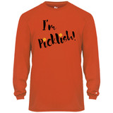 Men's Picklish Core Performance Long-Sleeve Shirt in Burnt Orange