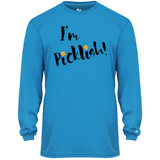 Men's Picklish Core Performance Long-Sleeve Shirt in Electric Blue