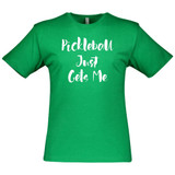 Men's Pickleball Just Gets Me Cotton T-Shirt in Vintage Green