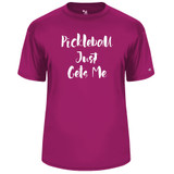 Men's Pickleball Just Gets Me Core Performance T-Shirt in Hot Pink