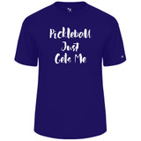Men's Pickleball Just Gets Me Core Performance T-Shirt in Purple