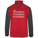 Men's Triple Pickleball UV 1/4 Zip in Red