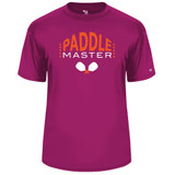 Men's Paddle Master Core Performance T-Shirt in Hot Pnk