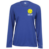 Women's Game On Pickleball Core Performance Long-Sleeve Shirt in Royal