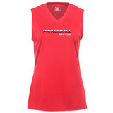 Women's Have Fun Core Performance Sleeveless Shirt in Hot Coral