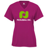 Women's Pickleball Inc. Core Performance T-Shirt in Hot Pink