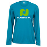 Women's Pickleball Inc. Core Performance Long-Sleeve Shirt in Electric Blue