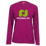 Women's Pickleball Inc. Core Performance Long-Sleeve Shirt in Hot Pink