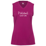 Women's Lovin Life Core Performance Sleeveless Shirt in Hot Pink