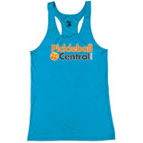 Women's Pickleball Central Core Performance Racerback Tank in Electric Blue