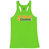 Women's Pickleball Central Core Performance Racerback Tank in Lime