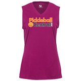 Women's Pickleball Central Core Performance Sleeveless Shirt in Hot Pink