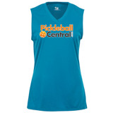 Women's Pickleball Central Core Performance Sleeveless Shirt in Electric Blue