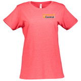 Women's Pickleball Central Pro Cotton T-Shirt in Vintage Red