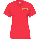 Women's Pickleball Central Pro Core Performance T-Shirt in Hot Coral
