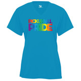 Women's Pickleball PRIDE Core Performance T-Shirt in Electric Blue