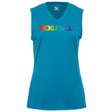 Women's Rainbow Core Performance Sleeveless Shirt in Electric Blue