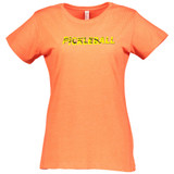 Women's Slices Cotton T-Shirt in Vintage Orange