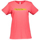 Women's Slices Cotton T-Shirt in Vintage Red