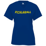 Women's Pickleball Slices Core Performance T-Shirt in Royal